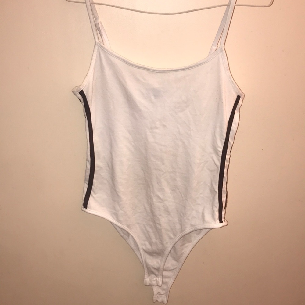 White tank top bodysuit